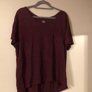 Maroon Pocket Tee